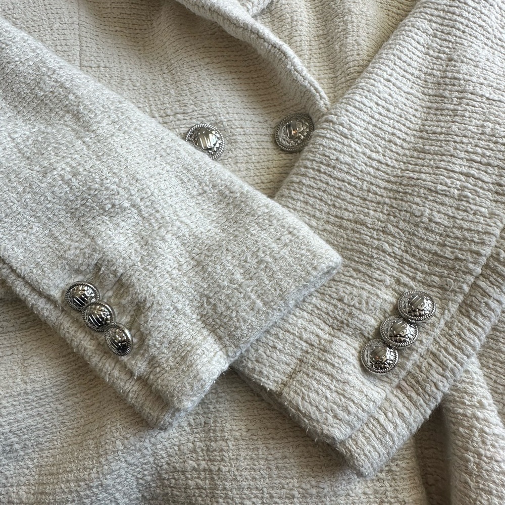 Maje Textured Cream Jacket - Picture 6 of 16